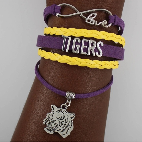 Love LSU Tigers Bracelet - Picture 1 of 2